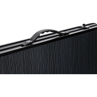 Campingová sestava TRAMP BLACK WOOD 120x60 cm - černá