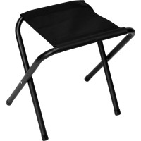 Campingová sestava TRAMP BLACK WOOD 120x60 cm - černá