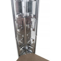 Úložný regál METAL - kovový - 80x30x172 cm - nosnost 700 kg