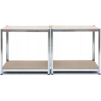 Úložný regál METAL - kovový - 80x30x172 cm - nosnost 700 kg