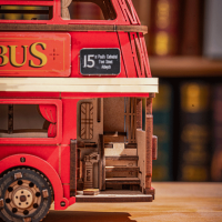 ROBOTIME Rolife DIY 3D dřevěné puzzle Londýnský double-decker 245 dílků