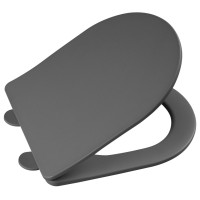 Sapho PACO WC sedátko, SLIM, Soft Close, Easy Take, šedá mat PCS1012GR