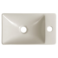 Sapho MARGITHA keramické umývátko 38x22cm, otvor pro baterii vpravo, béžová MGT38221