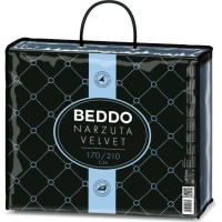 Přehoz na postel BEDDO Velvet 170x210 cm - tmavě modrý