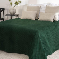Přehoz na postel BEDDO Velvet 170x210 cm - zelený