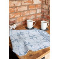 Žakárová kuchyňská utěrka CARINO 006 - 40x60 cm - modrá