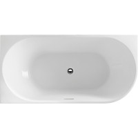 Aqualine TIBERA L rohová stojící vana, 150x75cm, bílá E1047