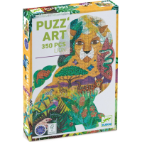 DJECO Obrysové puzzle Lev 350 dílků