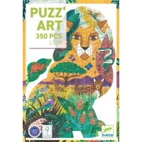 DJECO Obrysové puzzle Lev 350 dílků