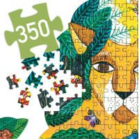 DJECO Obrysové puzzle Lev 350 dílků