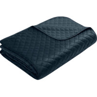Přehoz na postel BEDDO Velvet 170x210 cm - tmavě modrý