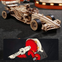 RoboTime 3D dřevěná skládačka Závodní auto