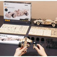 RoboTime 3D dřevěná skládačka Závodní auto