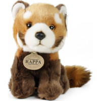 Rappa Plyšová panda červená sedící 18 cm ECO-FRIENDLY