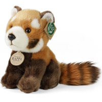 Rappa Plyšová panda červená sedící 18 cm ECO-FRIENDLY