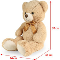 Rappa Velký plyšový medvěd Ron s visačkou 78 cm