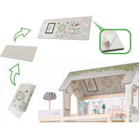 KIK Dřevěný domeček pro panenky v Boho stylu