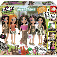 EDUCA Kreativní sada My Model Doll Design: Divoké princezny
