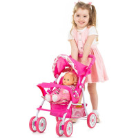 CHIPOLINO Sportovní kočárek pro panenky Dolly Multicolor