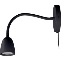 Solight LED nástěnná lampička, stmívatelná, 4W, 280lm, 3000K, černá