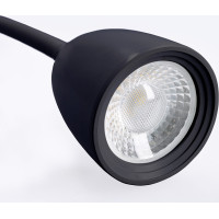 Solight LED nástěnná lampička, stmívatelná, 4W, 280lm, 3000K, černá