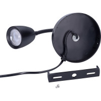 Solight LED nástěnná lampička, stmívatelná, 4W, 280lm, 3000K, černá