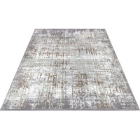 Kusový koberec Shine 105925 Abstract Cream Grey