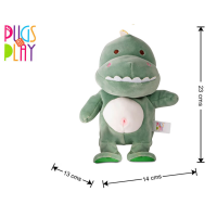Plyšový interaktivní Dinosaurus Max - zelený