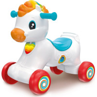 CLEMENTONI BABY Interaktivní odrážedlo koník 3v1