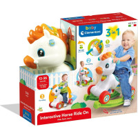 CLEMENTONI BABY Interaktivní odrážedlo koník 3v1