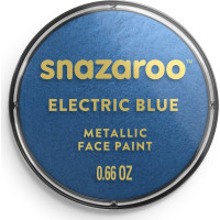 SNAZAROO Barva na obličej Metalická Modrá (Electric Blue) 18ml