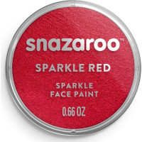 SNAZAROO Barva na obličej Třpytivá Červená (Sparkle Red) 18ml