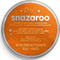 SNAZAROO Barva na obličej Třpytivá Oranžová (Sparkle Orange) 18ml