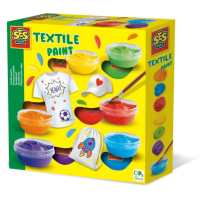 SES Barvy na textil 6 ks