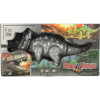 KIK Chodící Dinosaurus Triceratops se světly a zvuky