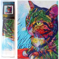 NORIMPEX Diamantové malování Upřený pohled 30x40cm