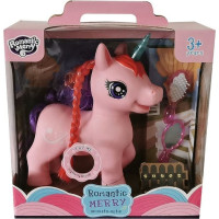 MAC TOYS Jednorožec se zvukem, růžový