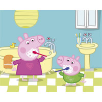 DINO Obrázkové kostky Prasátko Peppa: Veselý den, 20 kostek