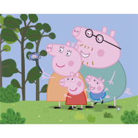 DINO Obrázkové kostky Prasátko Peppa: Veselý den, 20 kostek