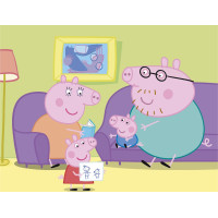 DINO Obrázkové kostky Prasátko Peppa: Veselý den, 20 kostek