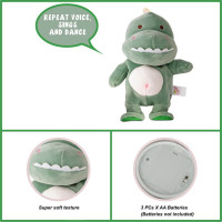 Plyšový interaktivní Dinosaurus Max - zelený