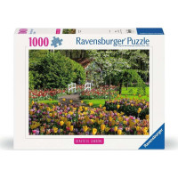 RAVENSBURGER Puzzle Kouzelné zahrady: Zahrada Evropy Keukenhof, Nizozemsko 1000 dílků