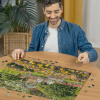 RAVENSBURGER Puzzle Kouzelné zahrady: Zahrada Evropy Keukenhof, Nizozemsko 1000 dílků
