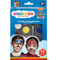 SNAZAROO Sada 8 barev na obličej Tlapková patrola: Chase & Marshall