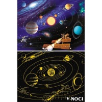 RAVENSBURGER Svítící puzzle Sluneční soustava 500 dílků