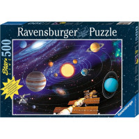 RAVENSBURGER Svítící puzzle Sluneční soustava 500 dílků