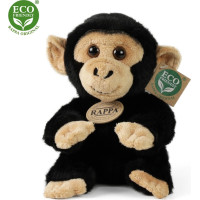 Rappa Plyšová opice šimpanz sedící 18 cm ECO-FRIENDLY