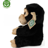 Rappa Plyšová opice šimpanz sedící 18 cm ECO-FRIENDLY