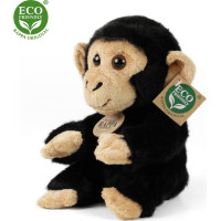 Rappa Plyšová opice šimpanz sedící 18 cm ECO-FRIENDLY