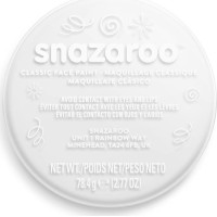SNAZAROO Barva na obličej Bílá (White) 75ml
